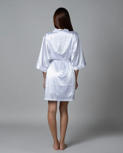 White Bridal Robe